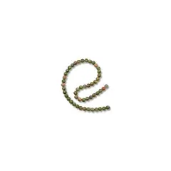 Unakite Round Bead 4mm (16" Strand)