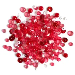 Buttons Galore Sparkletz DIY Craft Embellishments 30 Grams - 3 Packs of Peppermint Jazz