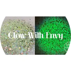 Polyester Glitter - Glow with Envy - Glow in the Dark by Glitter Heart Co.&trade;