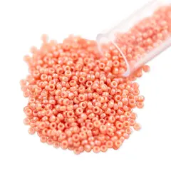 Miyuki Round Rocaille Seed Bead 15/0 Opaque Luster Pink