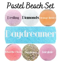 Glitter Pastel Beach Set by Glitter Heart Co.&trade;