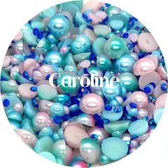 Flatback Pearl & Rhinestone Mix - Caroline by Glitter Heart Co.&trade;