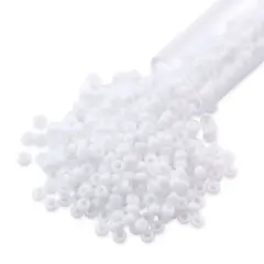 Miyuki Round Rocaille Seed Bead 11/0 Opaque White