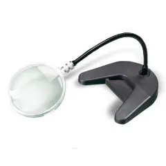 OptiVISOR Flex-a-Mag Magnifier 4X Power Hands Free Desktop Magnifier
