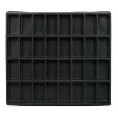 Plastic Tray Standard Size 4x8 Black