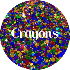 Polyester Glitter - Crayons by Glitter Heart Co.&trade;
