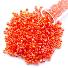 Miyuki Delica Seed Bead 11/0 Opaque Orange AB