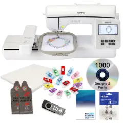 Brother Innov-is NQ1700E Embroidery Machine 10x6 With $599 Bonus Bundle