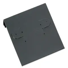 Hanging Earring Card - Black Ribbed Paper 2x2 (Package of 100)