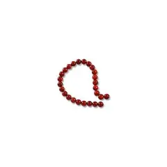 Red Coral Round Beads 6-7mm (16" Strand)