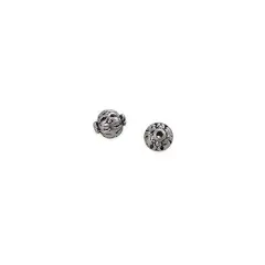 Bali Style Round Bead 6mm Pewter (Package of 10)