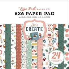 Echo Park Let's Create 6x6 Paper Pad