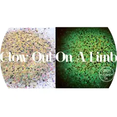 Polyester Glitter - Glow Out On A Limb - Glow in the Dark by Glitter Heart Co.&trade;