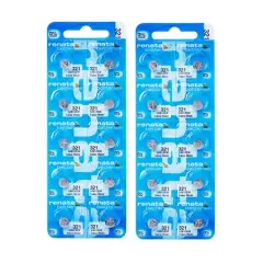 Renata 20 321 Silver Oxide Electronic Zero Mercury Batteries