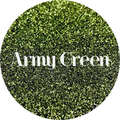 Polyester Glitter - Army Green by Glitter Heart Co.&trade;