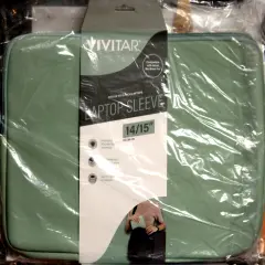 Vivitar Pea Green Laptop Sleeve 14"/15"