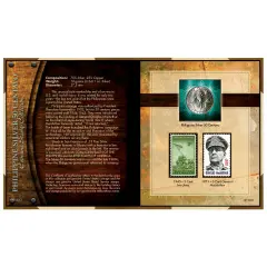 World War II Silver Philippines 50 Centavos Coin and Stamp Collection