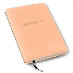 Desk Journal by Harbor - 8"x5.5" Metallic rose gold