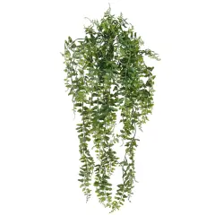 12-Pack: 25" Realistic Buckler Fern Bush with 90 Tips, Floral Home by Artificial Flowers