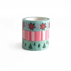classic christmas washi tape (set of 3) | funday goods
