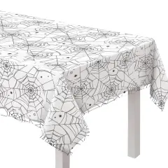 Spider Web Night Clear Tablecover, 1ct