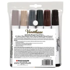 Wood Stain Repair Marker Kit, Assorted Cool Tone