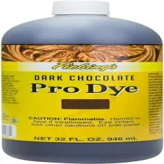Premium 32 oz Pro Oil Leather Dye Dark chocolate