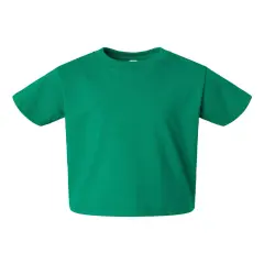 Rabbit Skins&reg; Toddler Cotton Crewneck Short Sleeve Jersey T-Shirt -3301T Kelly