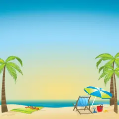 Great Papers! By the Beach Stationery Letterhead, Invitations and Announcements, Printer Friendly, 8.5"x11", 80 Pack