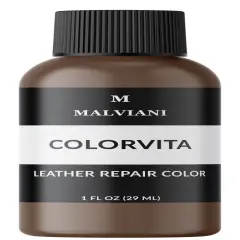 Leather Repair Color Restore for Faded and Scratched Couches Brown umber