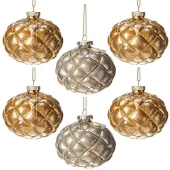 Multicolor Glass Ball Christmas Ornaments