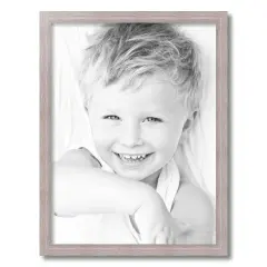 18x24" Modern Custom Poster Frame Natural