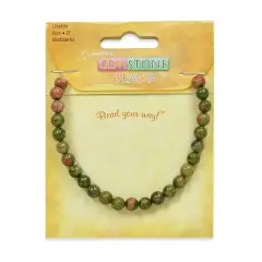 6 Packs of Unakite Beads Pack of 25