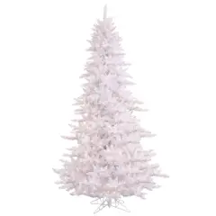 Vickerman 3' White Fir Slim Artificial Christmas Tree 100 Warm White LED Lights