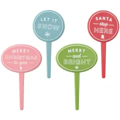 Christmas Assortment DecoPics Cupcake Decoration, 12ct