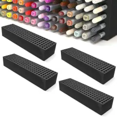 4 Durable Art Marker Pen Organizer Trays for Copic