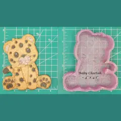 Baby Cheetah Silicone Freshie Mold
