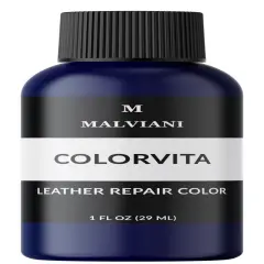 Leather Repair Color Restore for Faded and Scratched Couches Dark blue