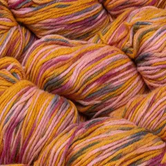 Hand-Dyed Cashmere Yarn Blend for Crochet and Knitting Orange mix
