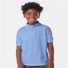 Jersey Polo forT-Shirt Youth | RADYAN&reg; Light blue