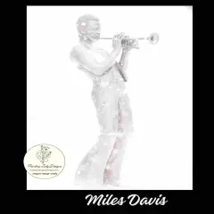 Miles Davis - Jazz in the Snow -Art paper for Decoupage and Mixed Media