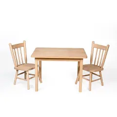 Handcrafted Eli & Mattie Amish-Made Table and Chair Set for Children
