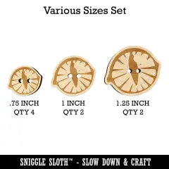 Cat Eye Wood Buttons for Sewing Knitting Crochet DIY Craft