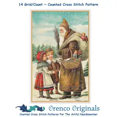 Father Christmas Santa Claus 93 Counted Cross Stitch Pattern