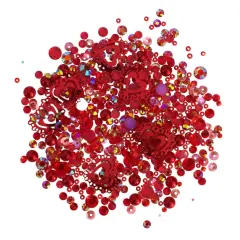 Buttons Galore Sparkletz DIY Craft Embellishments 30 Grams - 3 Packs - Love Song