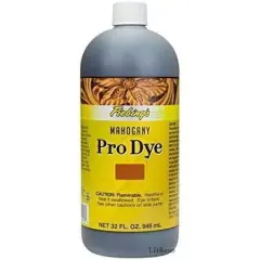 Premium 32 oz Pro Oil Leather Dye Mahogany