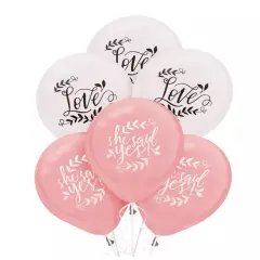 Love And Leaves Latex Balloons, 15ct