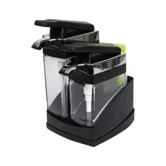 Sink Sider Duo with Sponge Storage in Black for Dish and Hand Soap