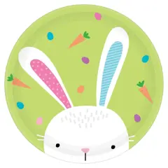 Hello Bunny 9" Round Plates
