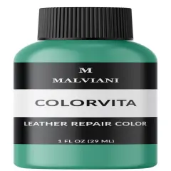 Leather Repair Color Restore for Faded and Scratched Couches Light green